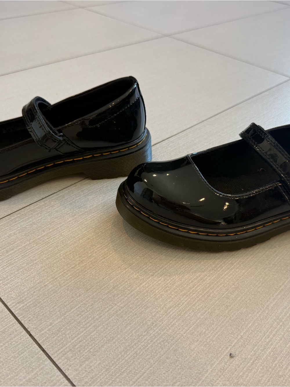 Dr. Martens Maccy Womens Black Patent Leather Loafers Girls Size 4 - Picture 5 of 8